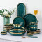 Green Dinnerware Set