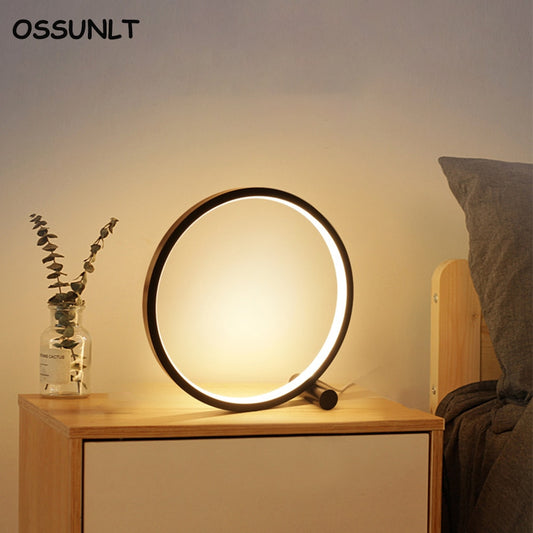 Circular Bedside Lamp