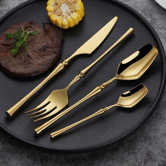 Golden Kitchen Cutlery Set
